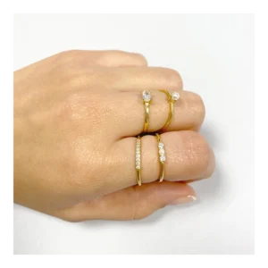 Anillo plata circonitas y perla – Prometeo foto Anillo plata circonitas y perla - Prometeo foto