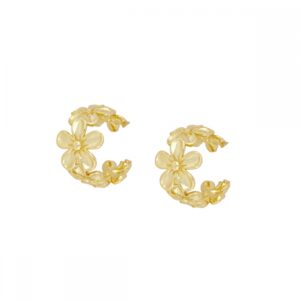Ear cuff plata Floripondio 15x9mm Ear cuff plata Floripondio 15x9mm