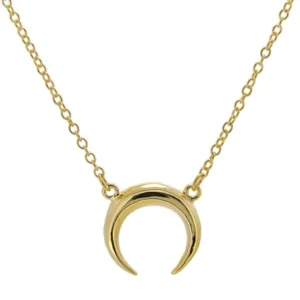 Gargantilla plata charm luna tumbada 12mm Gargantilla plata charm luna tumbada 12mm
