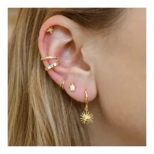 Pendiente ear cuff plata 925 circonitas – Lunarian foto Pendiente ear cuff plata 925 circonitas - Lunarian foto