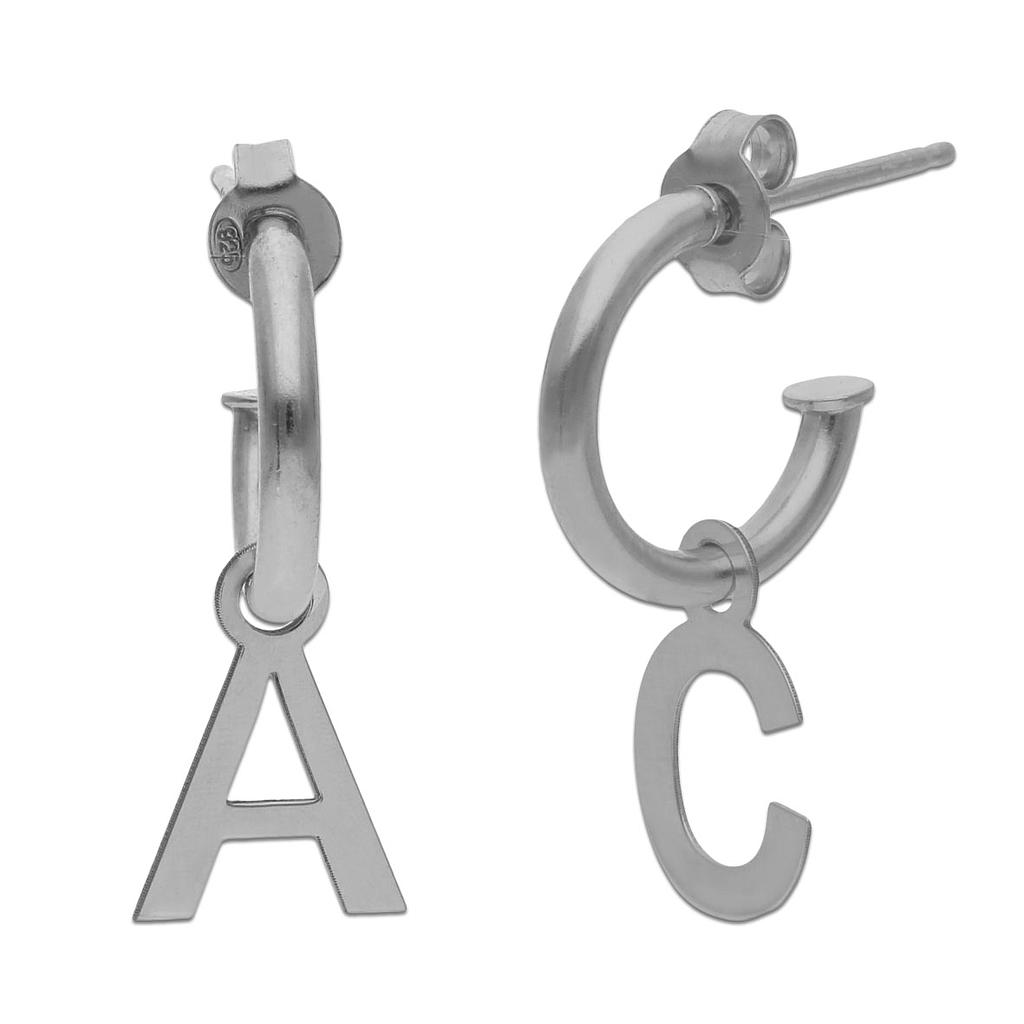 Joyas de plata personalizadas: crea un regalo único aros de plata con iniciales