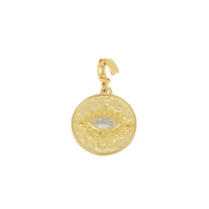 Charm plata 925 ojo Akatha 15mm