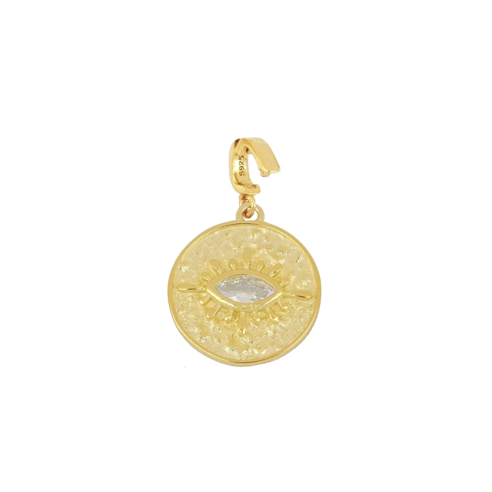 Charm plata 925 ojo Akatha 15mm Charm plata 925 ojo Akatha 15mm