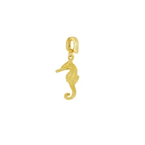 Charm plata caballito de mar 23x10mm