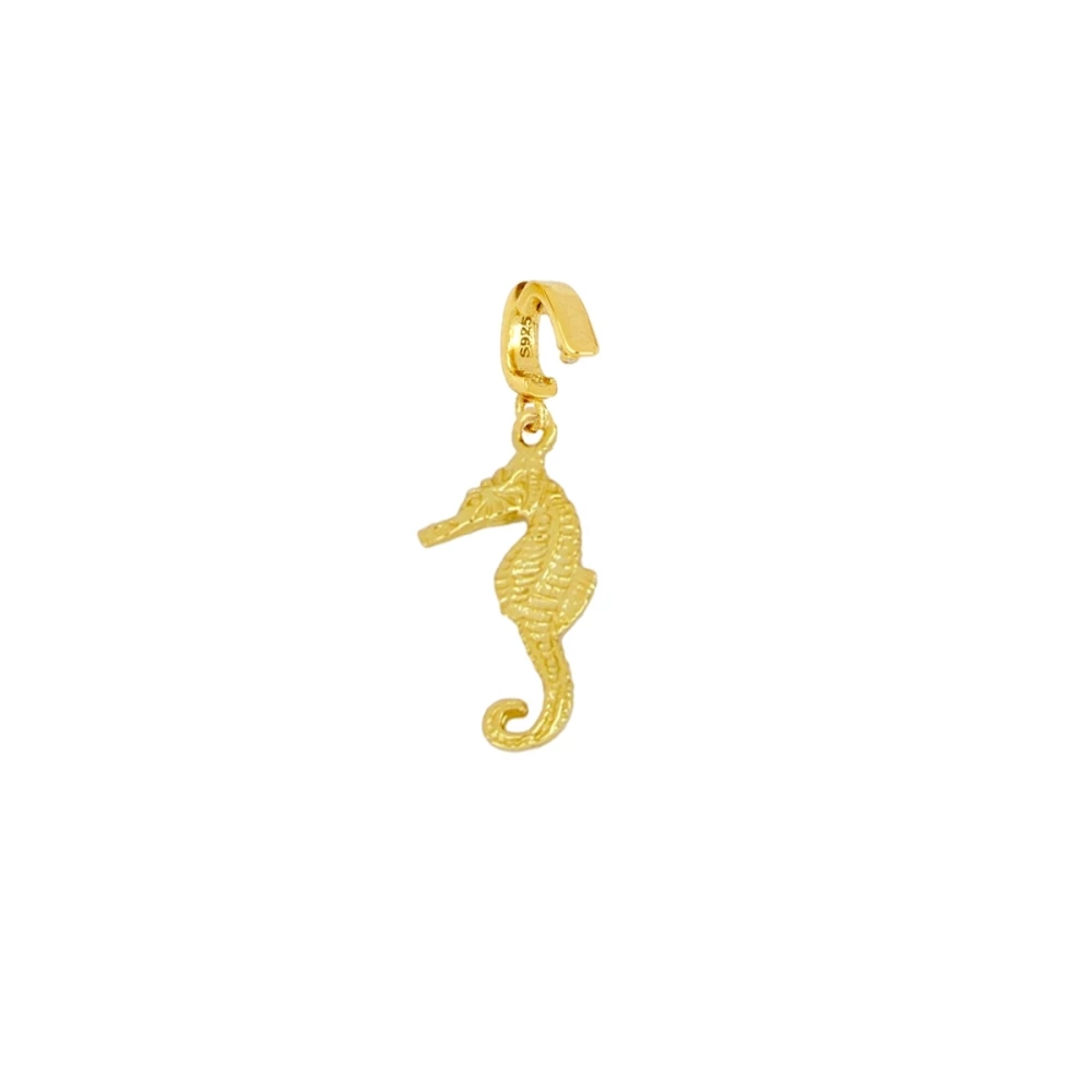 Charm plata caballito de mar 23x10mm Charm plata caballito de mar 23x10mm foto