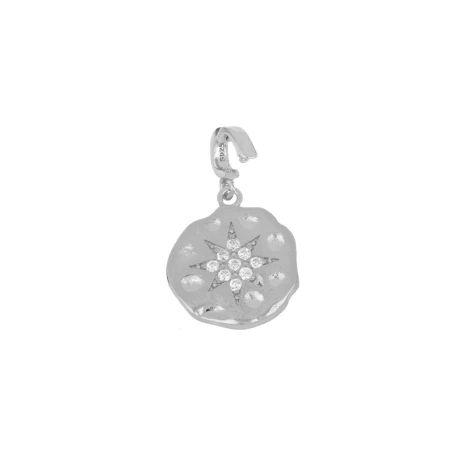 Charm plata estrella orion circonitas 16mm Charm plata estrella orion circonitas 16mm rodiada cerrado