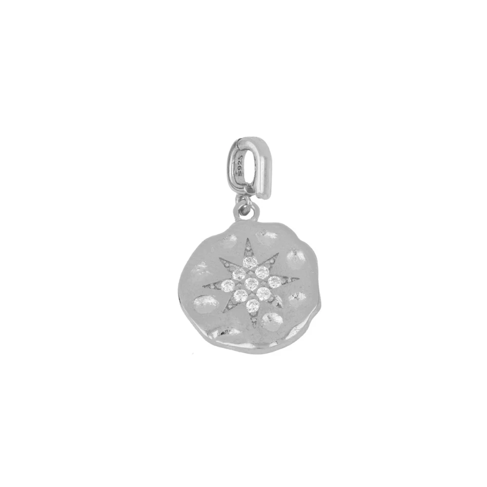 Charm plata estrella orion circonitas 16mm Charm plata estrella orion circonitas 16mm rodiada