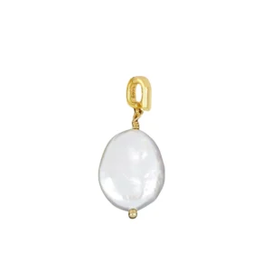 Charm plata perla Eletix 11x15mm Charm plata perla Eletix 11x15mm
