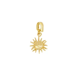 Charm sol plata 925 con porta charms