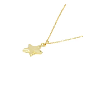 Collar plata charm estrella 2D foto Collar plata charm estrella 2D foto