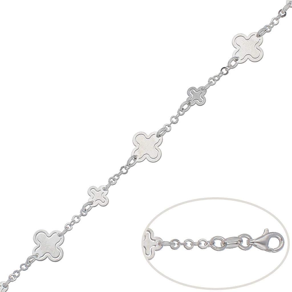 Pulseras de Plata 2026: 7 Tipos en Tendencia que Debes tener Pulsera plata 925 treboles