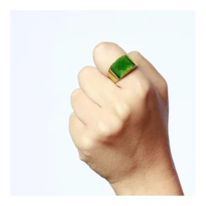 Anillo plata circonitas verdes Orion 18x12mm imagen Anillo plata circonitas verdes Orion 18x12mm imagen