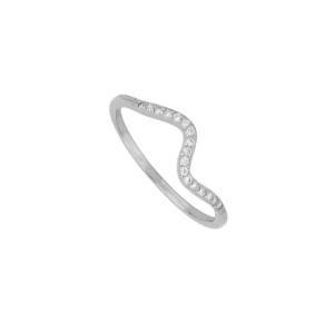 Anillo Orion plata 925 con circonitas rodio