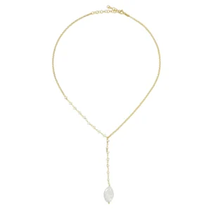 Collar plata bañada oro con Perlas – Miravia Collar plata bañada oro con Perlas - Miravia