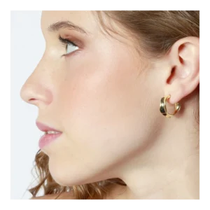 Pendientes aros plata Maggy 18mm foto 2