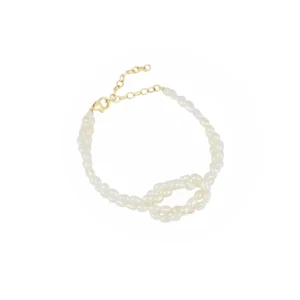 Pulsera perla de arroz plata 925