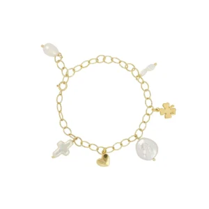 Pulsera plata 925 mix colgantes - Pudyn