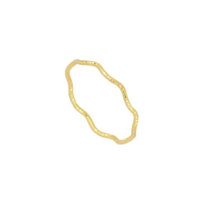 Anillo plata 925 ondas diamantadas