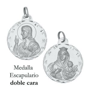 Medalla escapulario plata ley 20mm