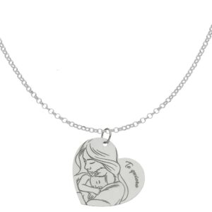 El regalo que más emociona en el Día de la Madre: una pulsera o collar con historia Gargantilla mama plata 925 grabación te quiero