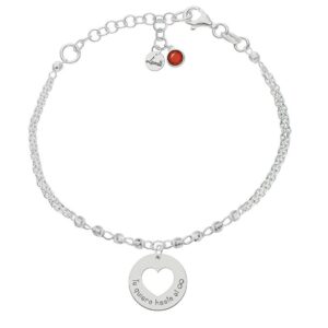 Pulsera Mi historia plata 925 frase te quiero hasta el infinito