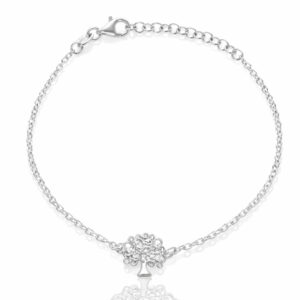 Pulsera plata ley arbol de la vida 10mm