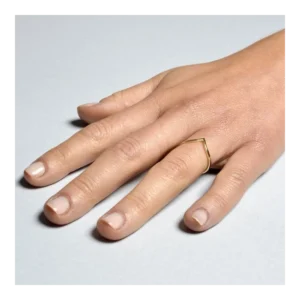 Anillo básico plata 925 - Lluvia modelo