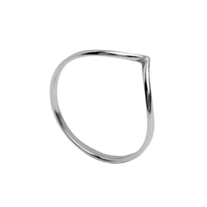 Anillo básico plata 925 – Lluvia rodio Anillo básico plata 925 - Lluvia rodio