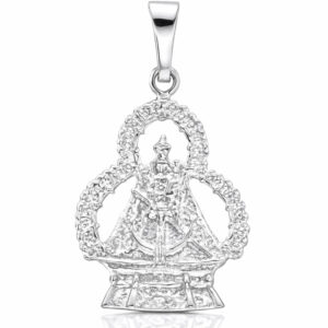Medalla plata ley Virgen de la cabeza 18x26mm