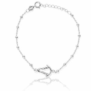 Pulsera bolas plata 925 virgen del Rocio
