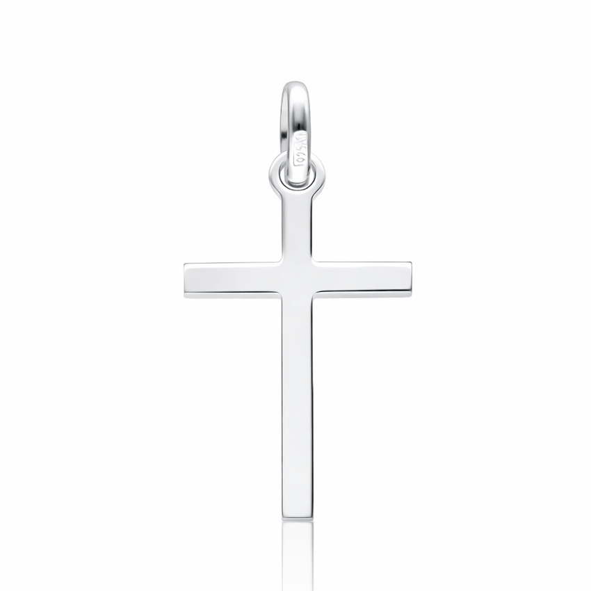 Colgante plata ley cruz 15x24mm Colgante plata ley cruz 15x24mm