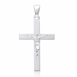 Colgante plata ley cruz de Cristo 20x34mm