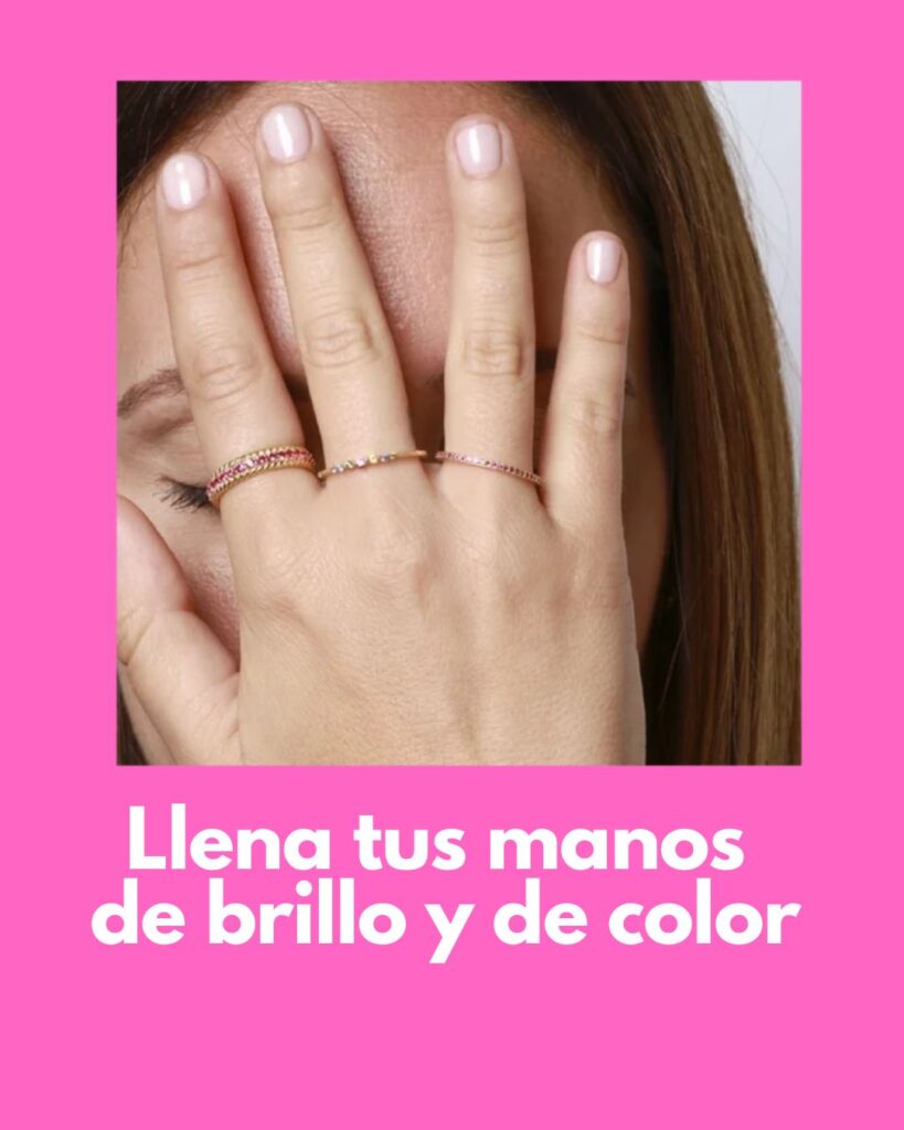 Tienda Joyas de plata Llena tus manos de brillo y de color