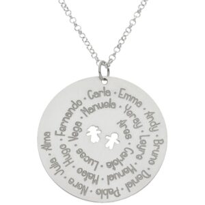 Gargantilla plata ley personalizable alumnos 30mm