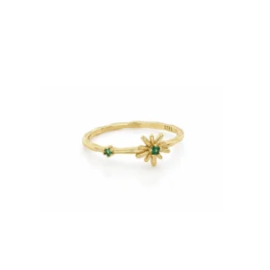 Anillo plata ley 925 Sol verde Anillo plata ley 925 Sol verde