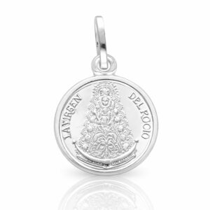 Medalla plata ley Virgen Rocio 17mm